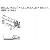 NOWOŚĆ MAXLIGHT MHT1-C/R-BK TRACK KOŃCÓWKA ZASILAJĄCA prawa czarna