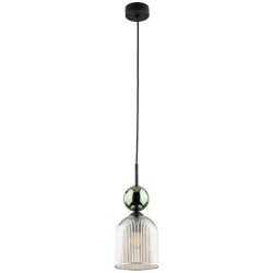 NOWOŚĆ Lampa wisząca pojedyncza 11146 SOPHIA GREEN COGNAC 1XE14 Tk Lighting