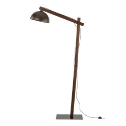NOWOŚĆ Lampa podłogowa Drewniana, z wysięgnikiem  6319 OSLO BROWN 1 Tk Lighting