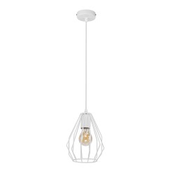 NOWOŚĆ Lampa wisząca, Druciana, Biała 2222 BRYLANT WHITE A 1  M Tk Lighting