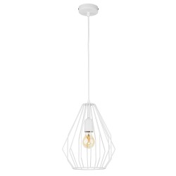 NOWOŚĆ Lampa wisząca, Druciana, Biała 2223 BRYLANT WISZĄCA 1  D Tk Lighting