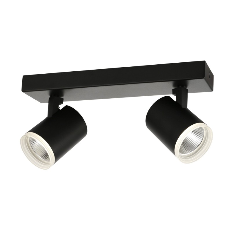 Reflektorek Helvia SPL-31991-2B-BK Italux czarny stal, aluminium, tworzywo sztuczne