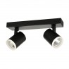 Reflektorek Helvia  SPL-31991-2B-BK Italux czarny stal, aluminium, tworzywo sztuczne