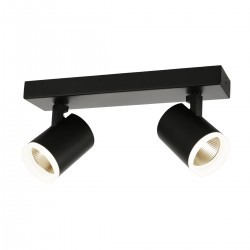 Reflektorek Helvia  SPL-31991-2B-BK Italux czarny stal, aluminium, tworzywo sztuczne