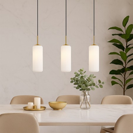 NOWOŚĆ ML1804 Lampa wiszaca Vesta 3xE27 Milagro