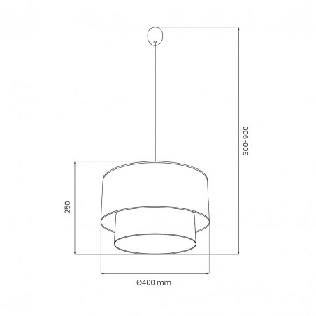 NOWOŚĆ MLP1828 Lampa wisząca BUENO 1xE27 Milagro