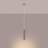 NOWOŚĆ Lampa wisząca KARBON 1 taupeSL.1759 Sollux