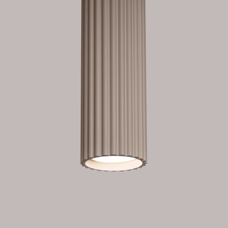 NOWOŚĆ Lampa wisząca KARBON 1 taupeSL.1759 Sollux