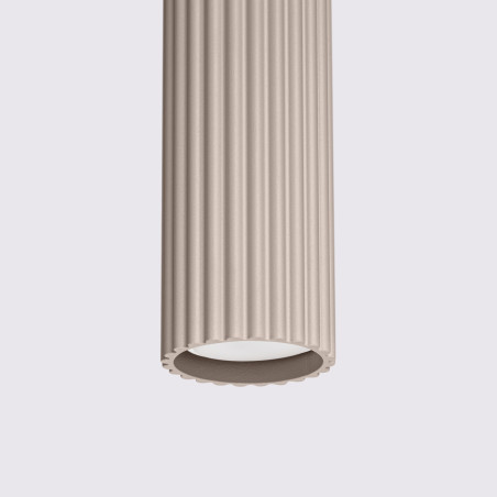 NOWOŚĆ Lampa wisząca KARBON 1 taupeSL.1759 Sollux