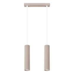 NOWOŚĆ Lampa wisząca KARBON 2 taupeSL.1773 Sollux