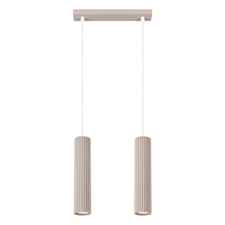 NOWOŚĆ Lampa wisząca KARBON 2 taupeSL.1773 Sollux