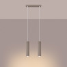 NOWOŚĆ Lampa wisząca KARBON 2 taupeSL.1773 Sollux