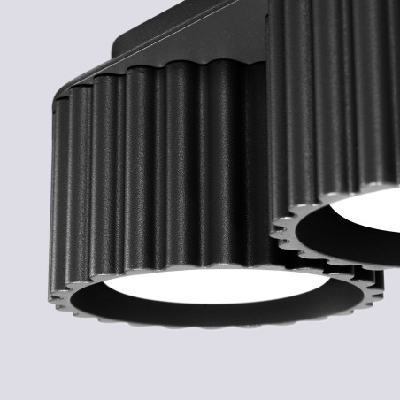NOWOŚĆ Plafon AURA 2 czarny Gx53SL.1788 Sollux
