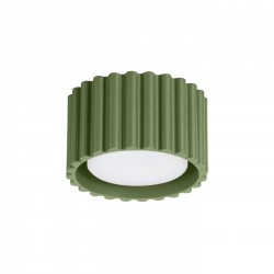 NOWOŚĆ Plafon AURA 1 zielony oliwkowy Gx53SL.1797 Sollux