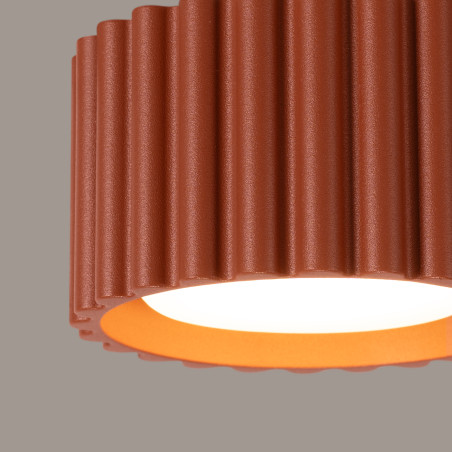 NOWOŚĆ Plafon AURA 1 ochra czerwona Gx53SL.1802 Sollux