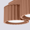 NOWOŚĆ Plafon AURA 2 mocca Gx53SL.1808 Sollux
