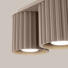 NOWOŚĆ Plafon AURA 2 taupe GU10SL.1815 Sollux