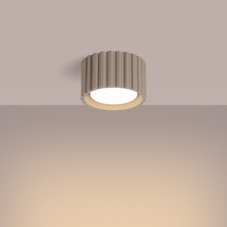 NOWOŚĆ Plafon AURA 1 taupe Gx53SL.1817 Sollux