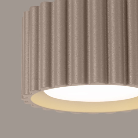 NOWOŚĆ Plafon AURA 1 taupe Gx53SL.1817 Sollux