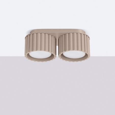 NOWOŚĆ Plafon AURA 2 taupe Gx53SL.1818 Sollux