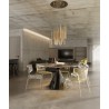 MAXLIGHT P0476D LAMPA WISZĄCA ORGANIC 33x1  ZŁOTO SZCZOTKOWANE