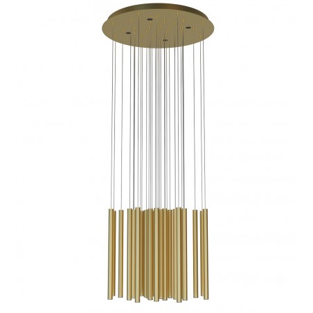 MAXLIGHT P0476D LAMPA WISZĄCA ORGANIC 33x1  ZŁOTO SZCZOTKOWANE