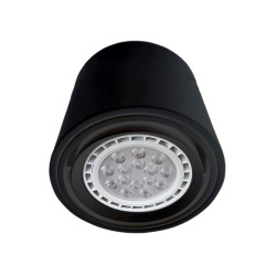 NOWOŚĆ ML227 LAMPA SUFITOWA TUBO BLACK 1xAR111 (BEZ ŻARÓWKI) Milagro