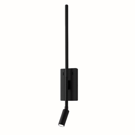 NOWOŚĆ ML1566 Kinkiet Torch Czarny 6W+3W 4000K Milagro