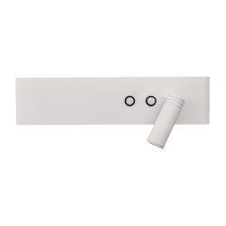 NOWOŚĆ ML1569 Kinkiet Resort right 10W + 3W LED 4000K Biały Milagro