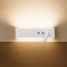 NOWOŚĆ ML1569 Kinkiet Resort right 10W + 3W LED 4000K Biały Milagro