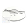 NOWOŚĆ ML1787 Plafon Evora Biały Round 18W 3CCT Milagro