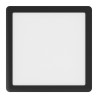 NOWOŚĆ ML1797 Plafon Evora Czarny Square 24W 3CCT Milagro