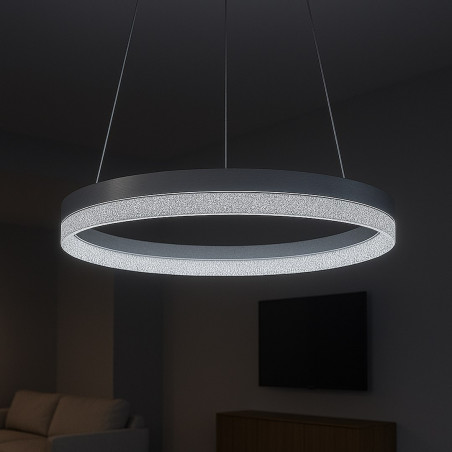 NOWOŚĆ ML2242 Lampa wisząca GALA SILVER 25W LED Milagro