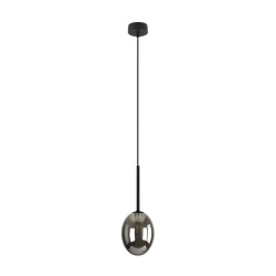 NOWOŚĆ Lampa wisząca, Pojedyncza, z kloszem 10827 PEARL BLACK 1XG9 Tk Lighting