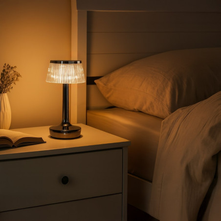 NOWOŚĆ ML2288 Lampka nocna EASY Black Milagro
