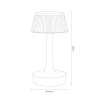 NOWOŚĆ ML2288 Lampka nocna EASY Black Milagro