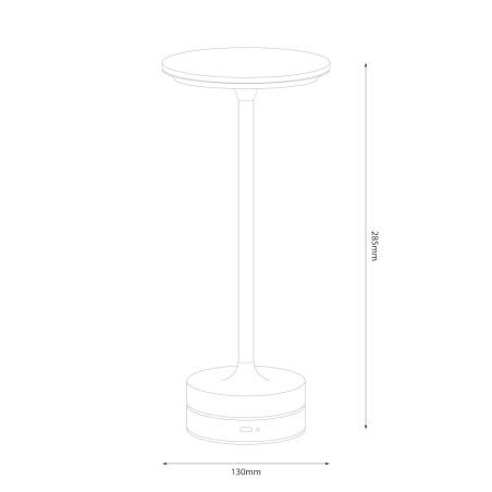 NOWOŚĆ ML2268 Lampka nocna TAVOLO Gold Milagro