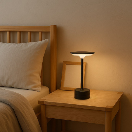 NOWOŚĆ ML2269 Lampka nocna TAVOLO Black Milagro