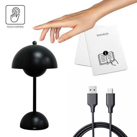 NOWOŚĆ ML2271 Lampka nocna COSTA Black Milagro