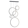NOWOŚĆ ML2324 Lampa wisząca Saturno Black 100W LED mezzanine Milagro