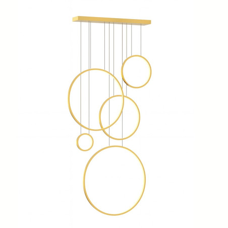 NOWOŚĆ ML2325 Lampa wisząca Saturno Gold 100W LED mezzanine Milagro