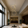 NOWOŚĆ ML2325 Lampa wisząca Saturno Gold 100W LED mezzanine Milagro