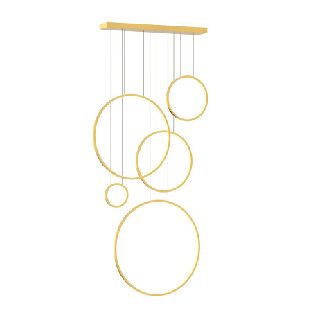 NOWOŚĆ ML2325 Lampa wisząca Saturno Gold 100W LED mezzanine Milagro