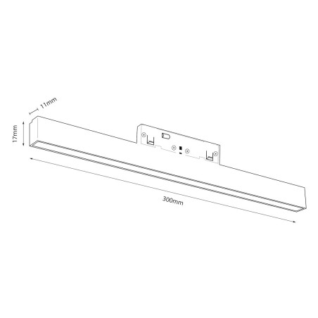 NOWOŚĆ ML2149 Magnetic track 5mm 10W 4000K Milagro