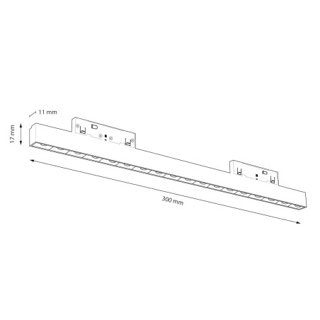 NOWOŚĆ ML2151 Magnetic track 5mm 10W 4000K Milagro