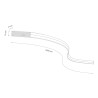 NOWOŚĆ ML2153 Magnetic track line 5mm 20W 4000K Milagro