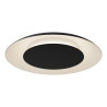NOWOŚĆ ML1811 Lampa sufitowa Piattino Czarny 30W LED 3000K-4000k-6000K Milagro