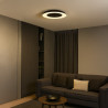 NOWOŚĆ ML1811 Lampa sufitowa Piattino Czarny 30W LED 3000K-4000k-6000K Milagro