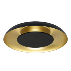 NOWOŚĆ ML1812 Lampa sufitowa Piattino Czarny Złoty 30W LED 3000K-4000k-6000K Milagro