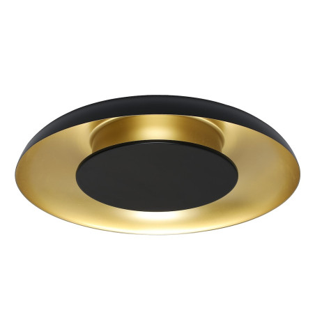 NOWOŚĆ ML1812 Lampa sufitowa Piattino Czarny Złoty 30W LED 3000K-4000k-6000K Milagro